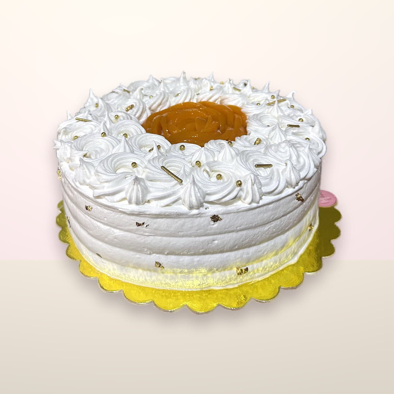 Torta decorada Corona de Crema