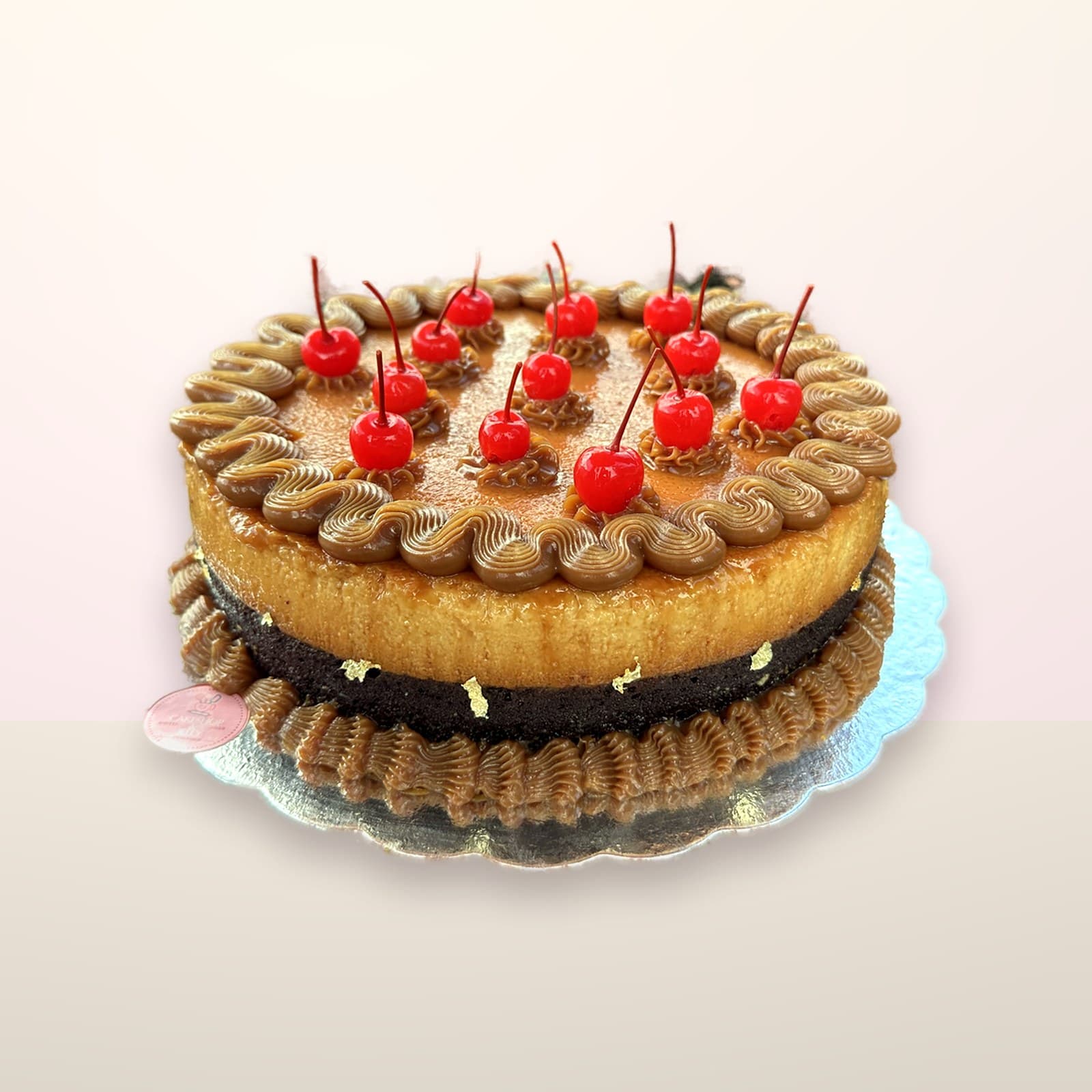 Torta con frutas Corona de Cerezas