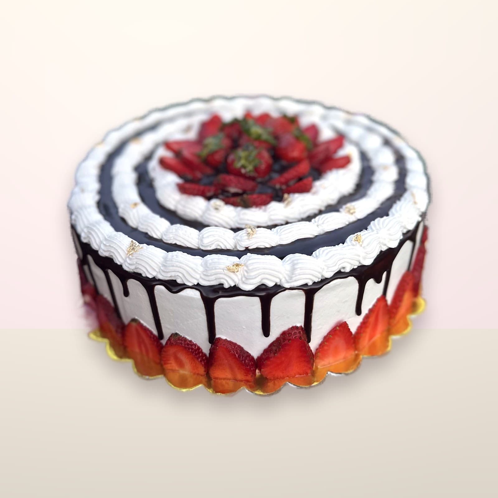 Torta con frutas Corona de Frutos Rojos